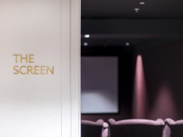 Private cinema room