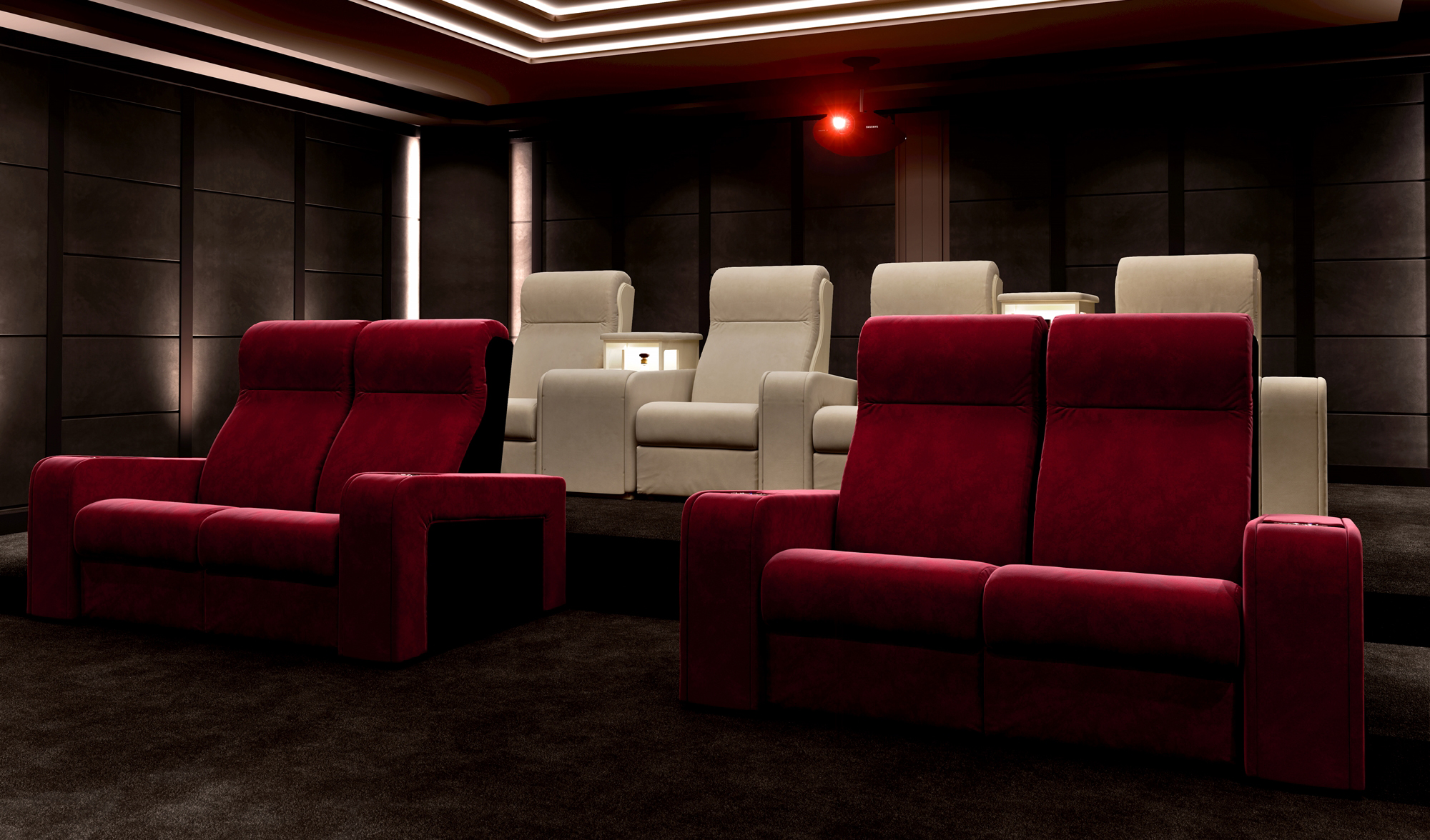 Home Cinema Seating | Custom Home Cinema Seats | Couture Digital